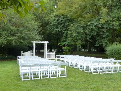 White green wedding