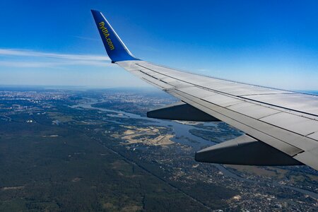 Flying sky air travel photo