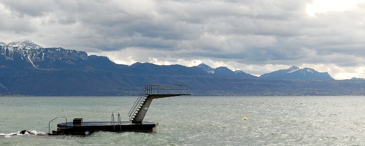 Switzerland lausanne mountain photo