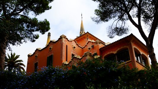 Antoni gaudi catalonia house photo