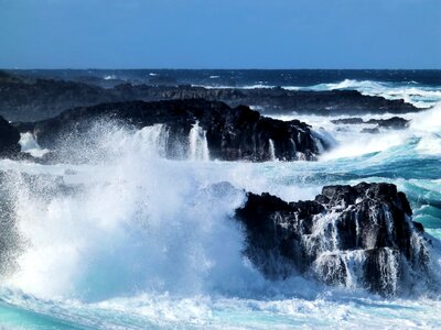The waves storm mauritius