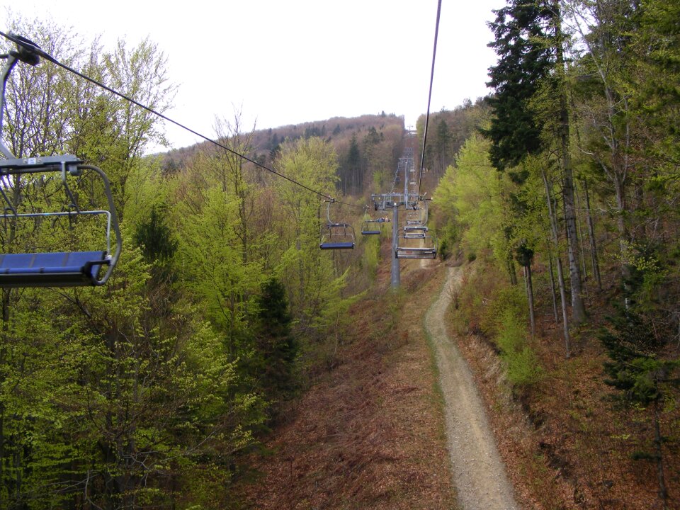 Cable car mountains cableway