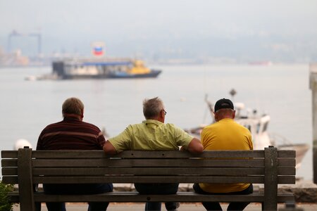 Retired sitting bench