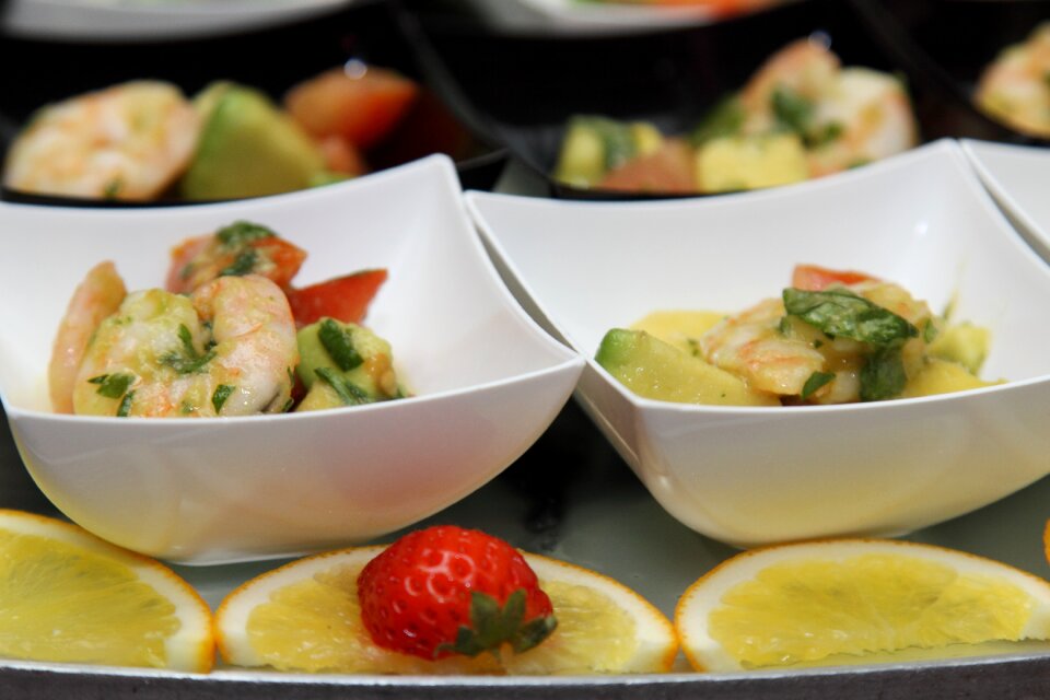 Dinner fish gastronomy