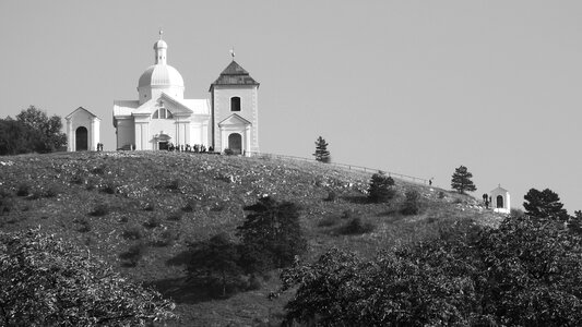 Mikulov moravia b w photography