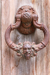Doorknocker door lock metal