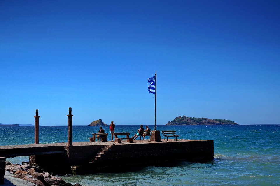 Travel blue summer