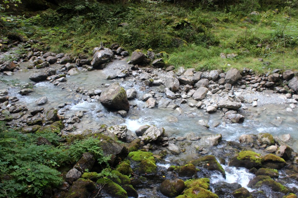 Nature water courses cascade photo