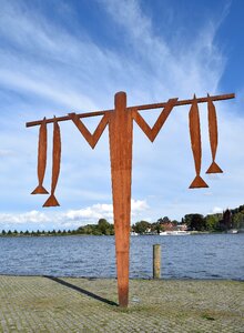 Metal artwork rusty
