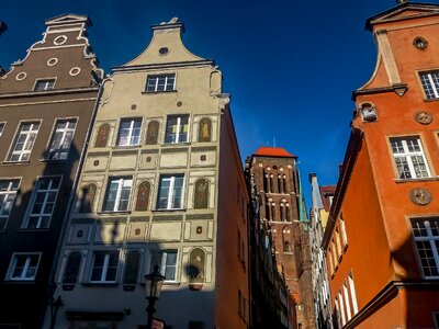 City old houses architecture photo