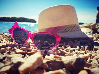 Sunglasses beach