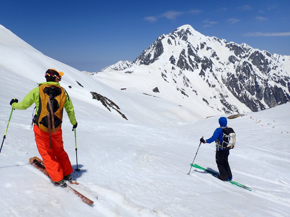 Mountain skiing alps snow mountain