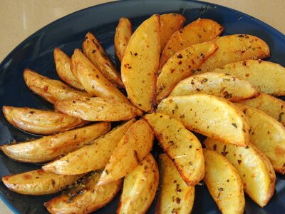 Potatoes de luxe spices oil