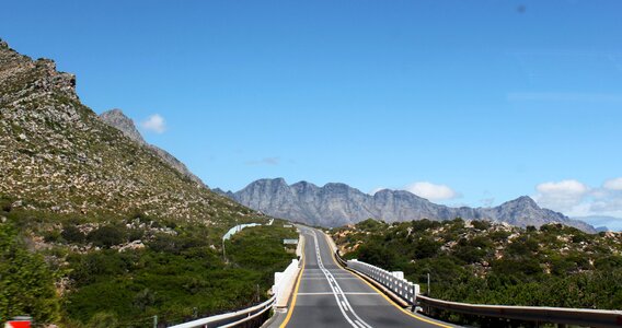 Mountain road path