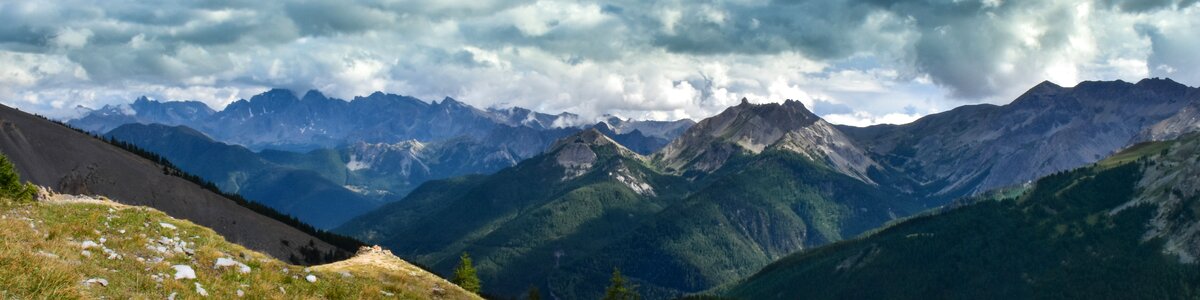 Mountain landscape grand