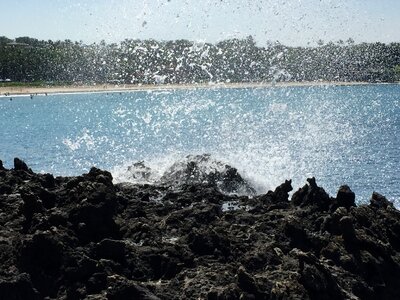 Volcanic lava photo