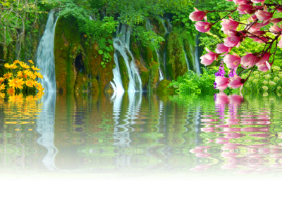 Nature waters river