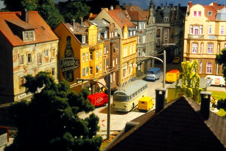 Trackless trolley model toys