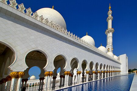 Large mosque places of interest emirates photo