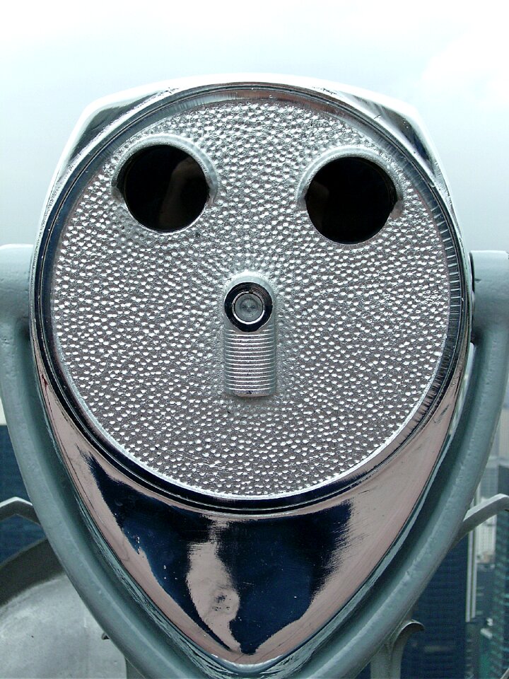 Outlook binoculars from above