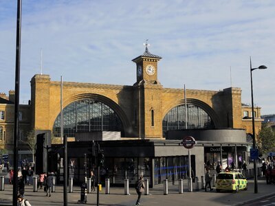 London kings cross railway station photo