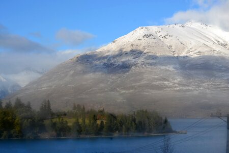 Snowy mountain queenstown