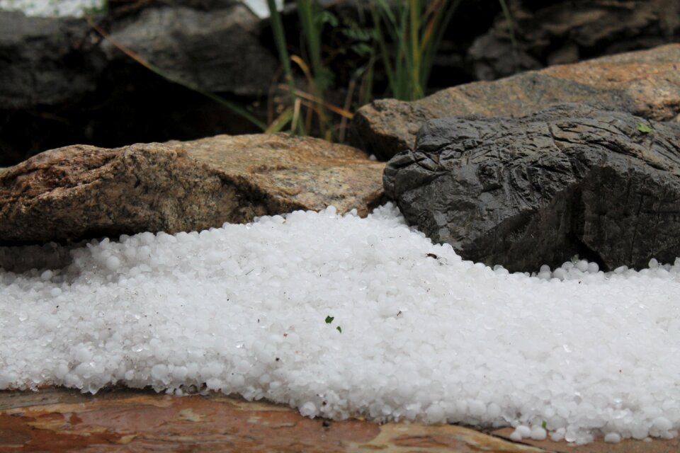 Rain rocks hailstorm