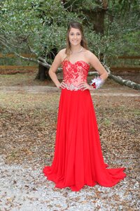 Female prom dress elegant