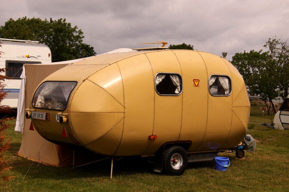 Camping wagon holiday