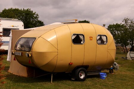 Camping wagon holiday