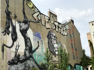 Street art berlin city