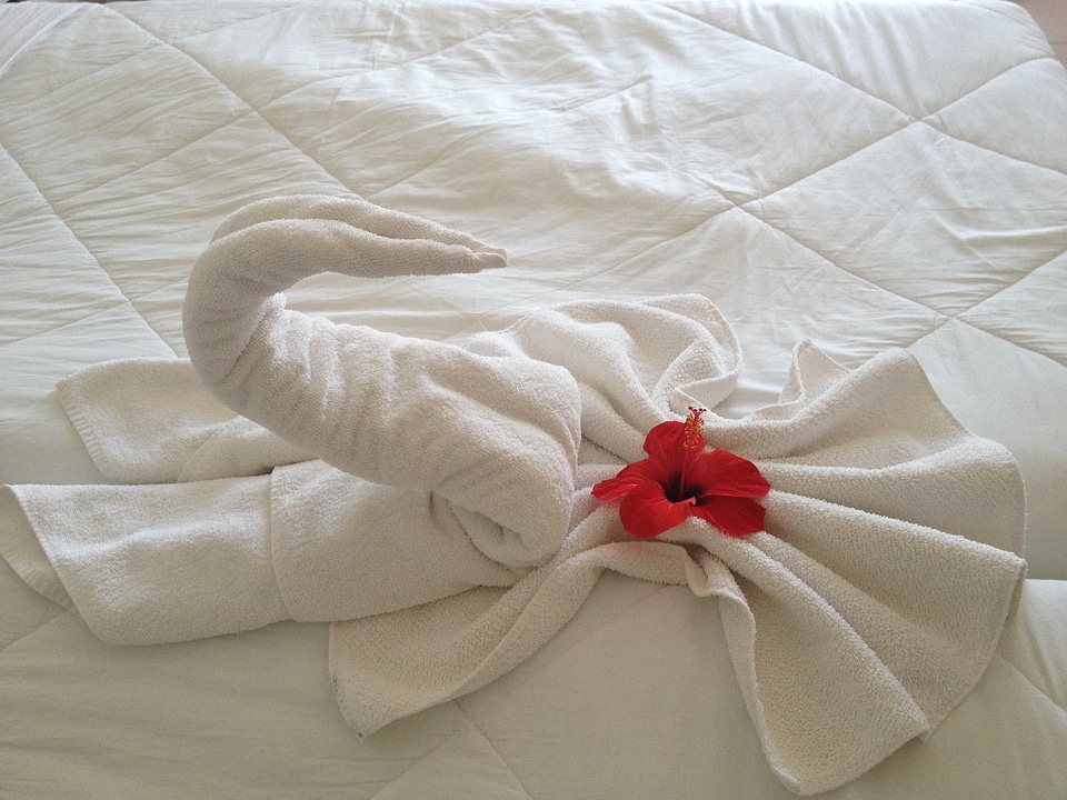 Vacations hotel bed