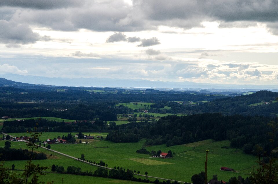 Panorama lake constance view