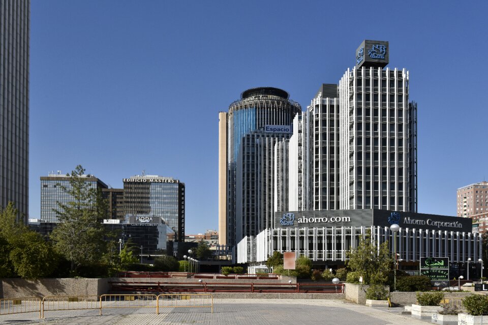 City of madrid financial area paseo de la castellana