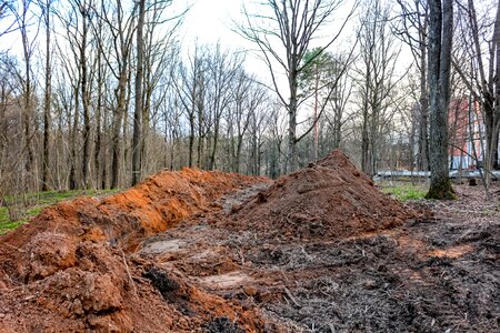 Work strip excavation