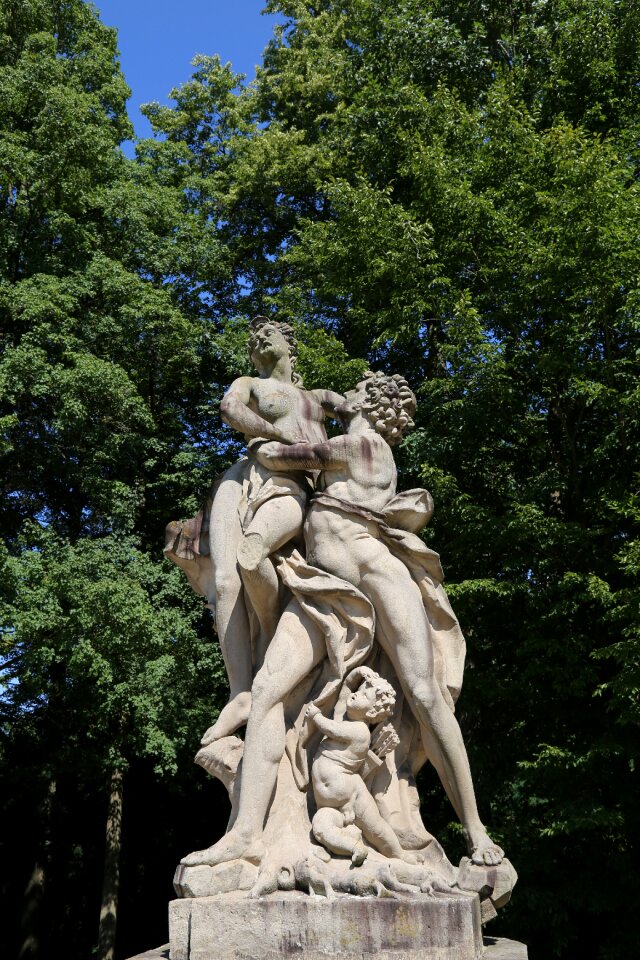 Castle park artwork statue