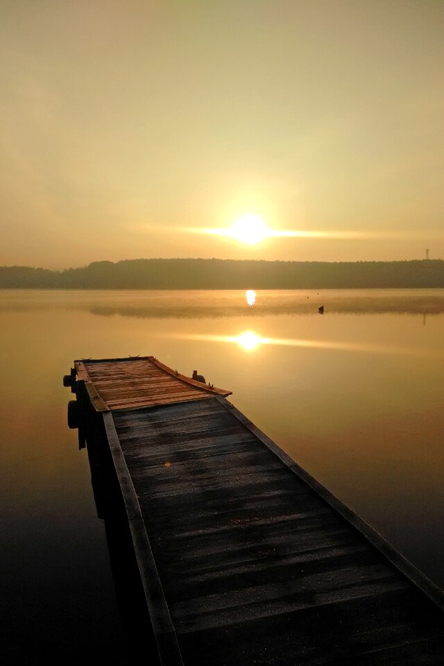 Morning peace of mind the silence