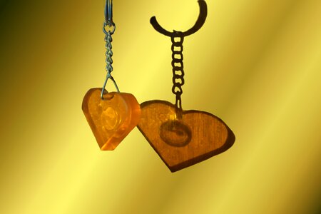 Heart yellow heart