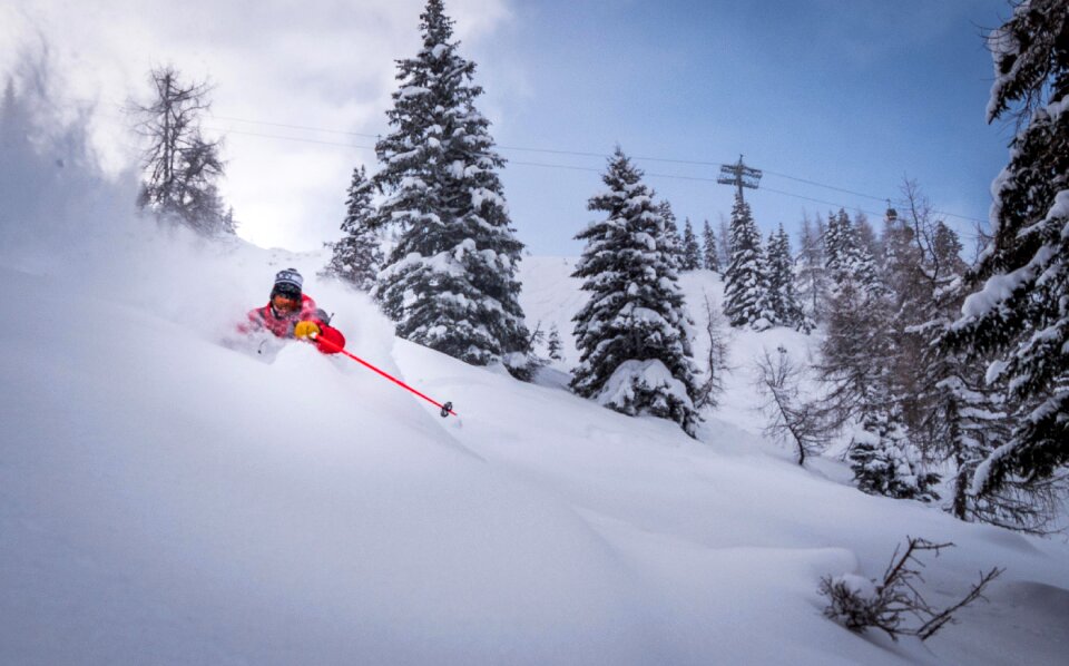 Outdoor mountain snow