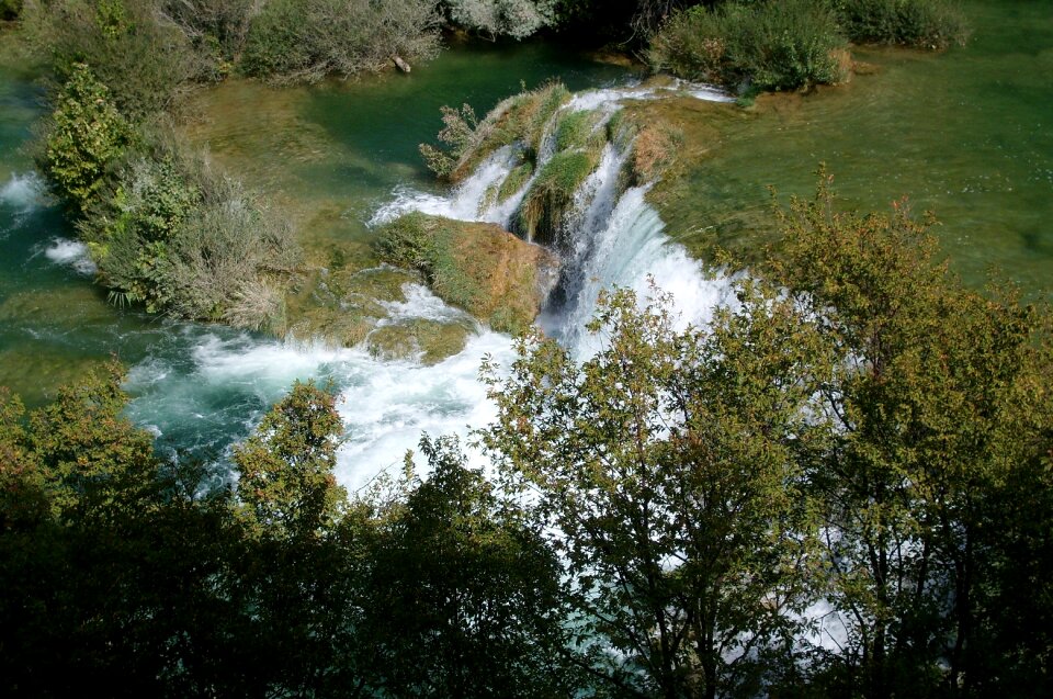 Nature landscape cascade photo