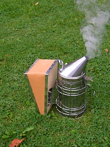 Beekeeper smoker bee keeping photo