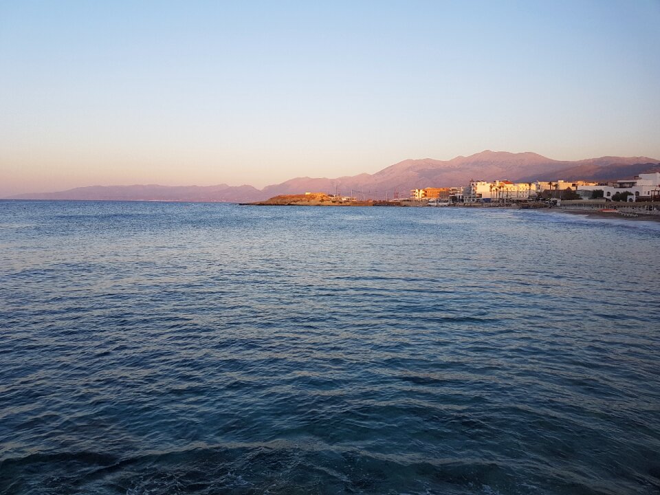 Crete sea island