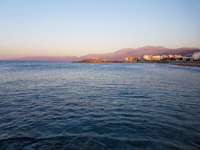 Crete sea island