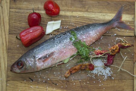 Nutrition delicious salmon