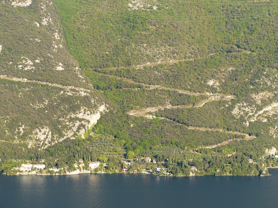 Migratory path mountain lake