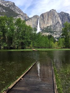 Scenic spring mountains