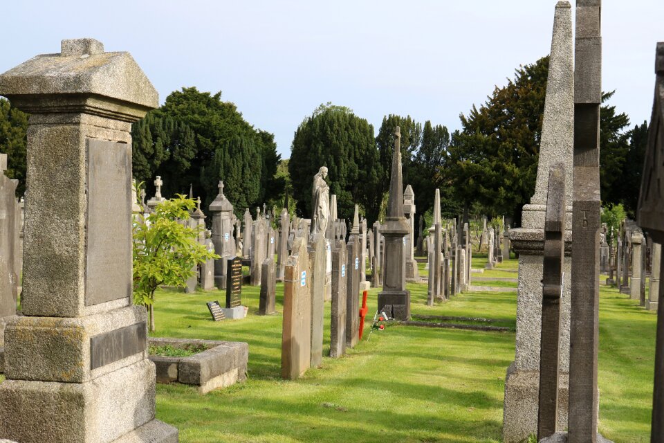 Cemetery tombstone celtic