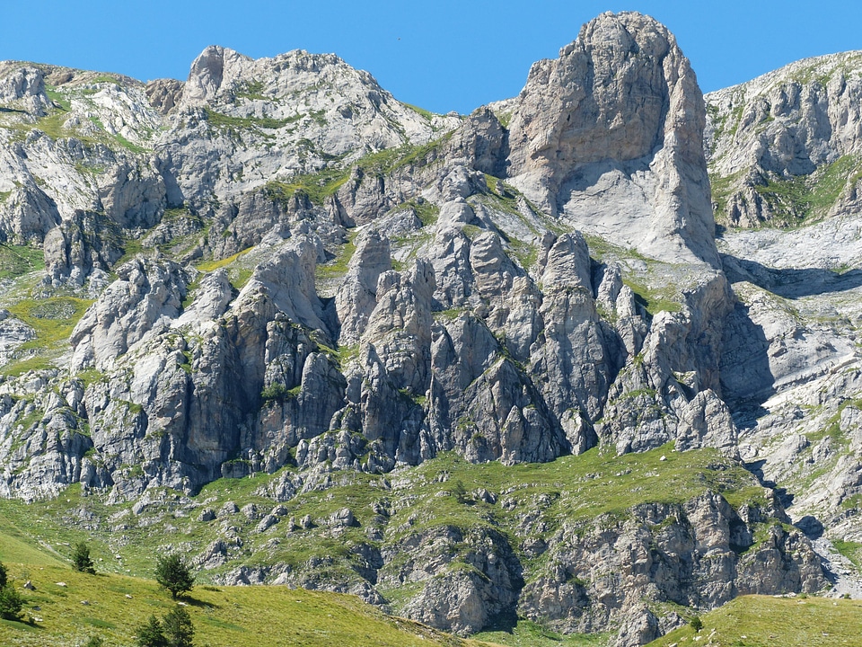 Summit rock rock climbing