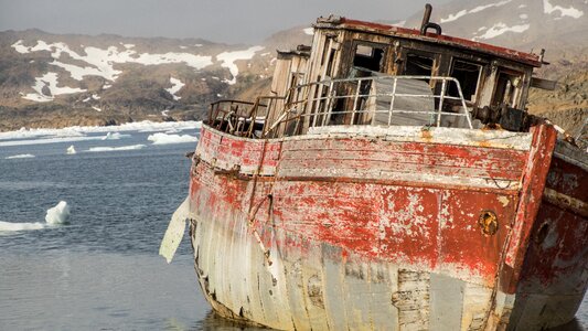 Aged abandoned weathered photo