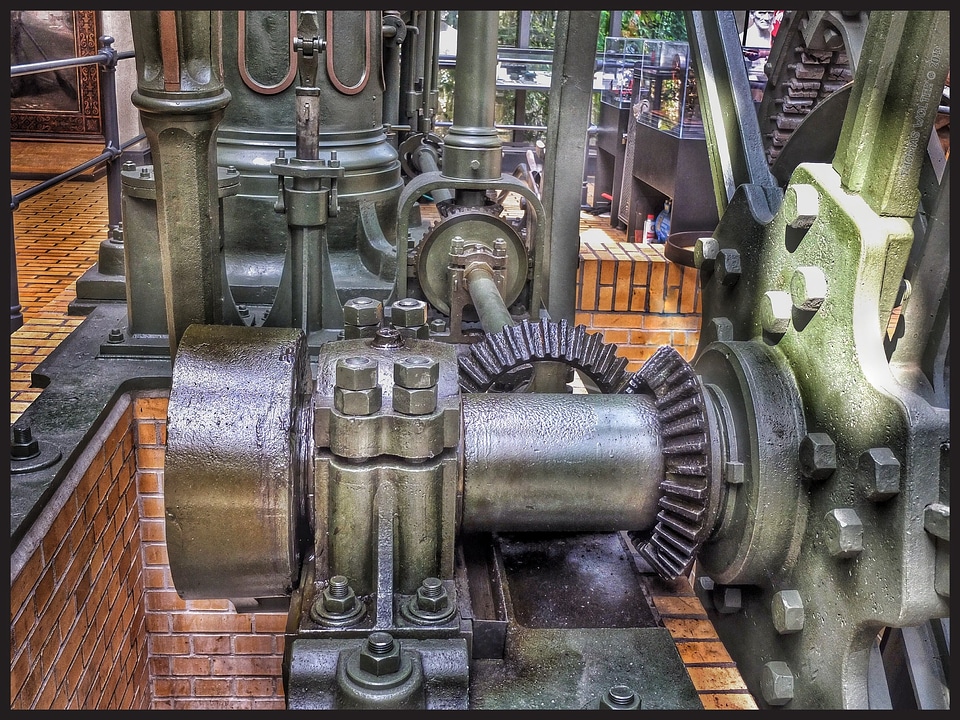 Steel engine old